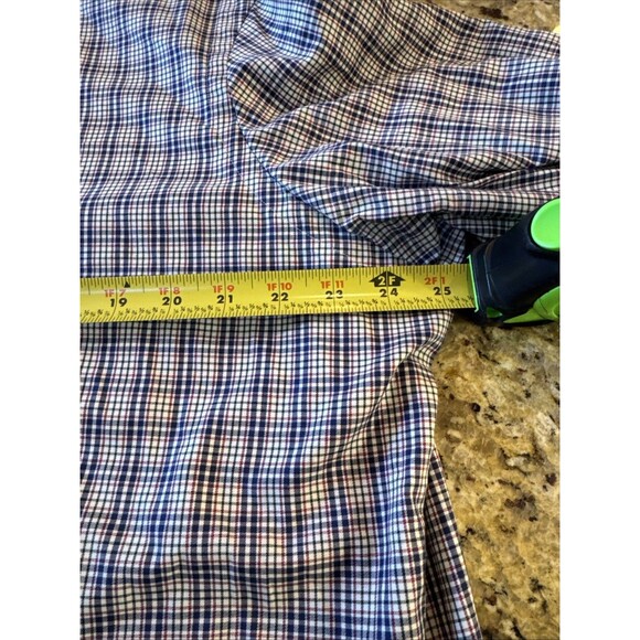 Polo Ralph Lauren Oxford Button Front Shirt Men's Plaid XL Performance - Picture 9 of 10